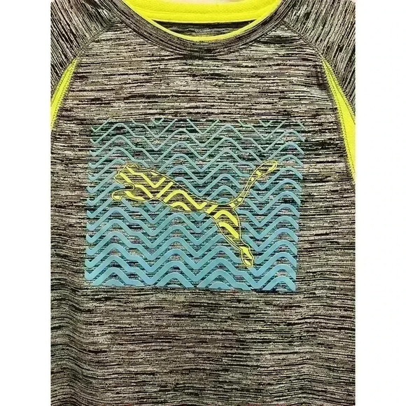 Puma Short Sleeve Activewear T Shirt Size Medium (0141) - Picture 5 of 10